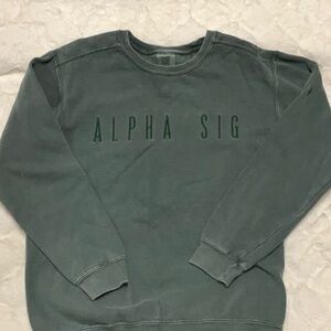Comfort Colors Alpha Sigma Alpha Crewneck